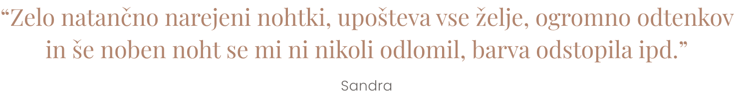 Izraženo mnenje naše zadovoljne stranke,
