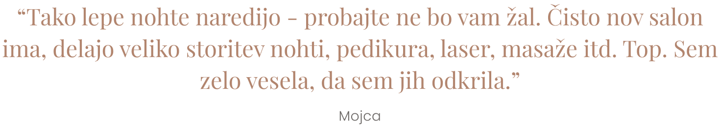 Izraženo mnenje naše zadovoljne stranke,